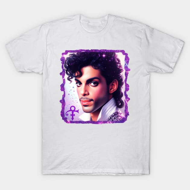 Prince Portrait T-Shirt by Tiger Mountain Design Co.